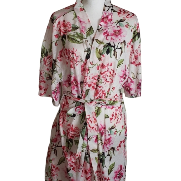 Show Me Your Mumu Brie Garden of Bloom Floral Print Robe One Size Fits Most - Picture 5 of 10